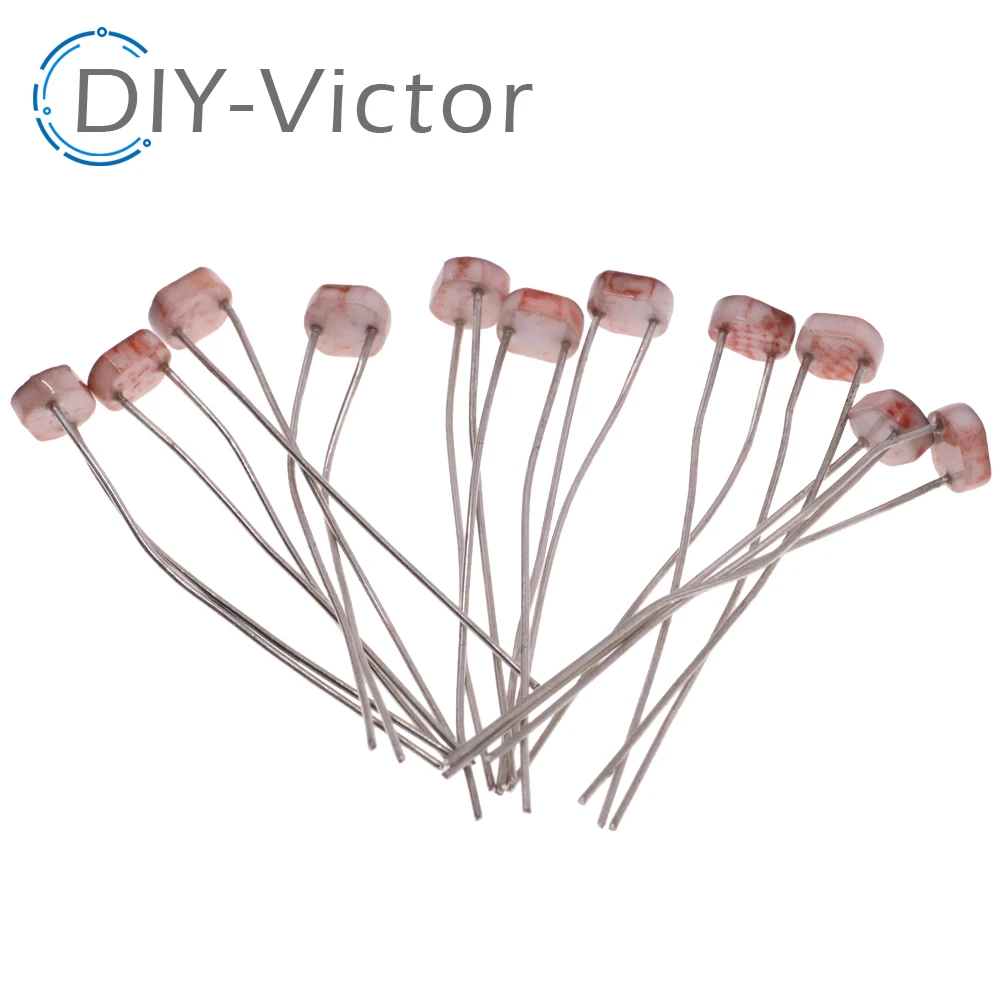 LDR Photo Light Sensitive Resistor Photoelectric Photoresistor Kit 50pcs for arduino 5506 5516 5528 5537 5539 photo resistor light sensitive resistor