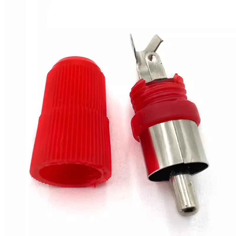 Premium RCA Male to Female Extender Adapter with Dust Protection Caps