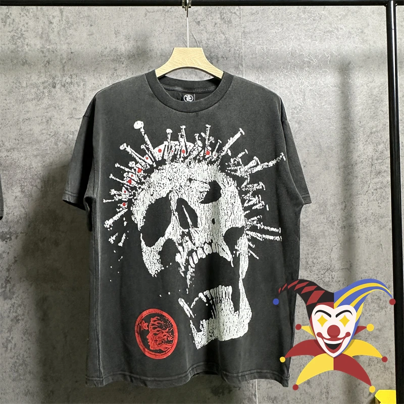 

Hellstar Studios Tee Fashion High Street Round Neck Men's And Women's T-shirt