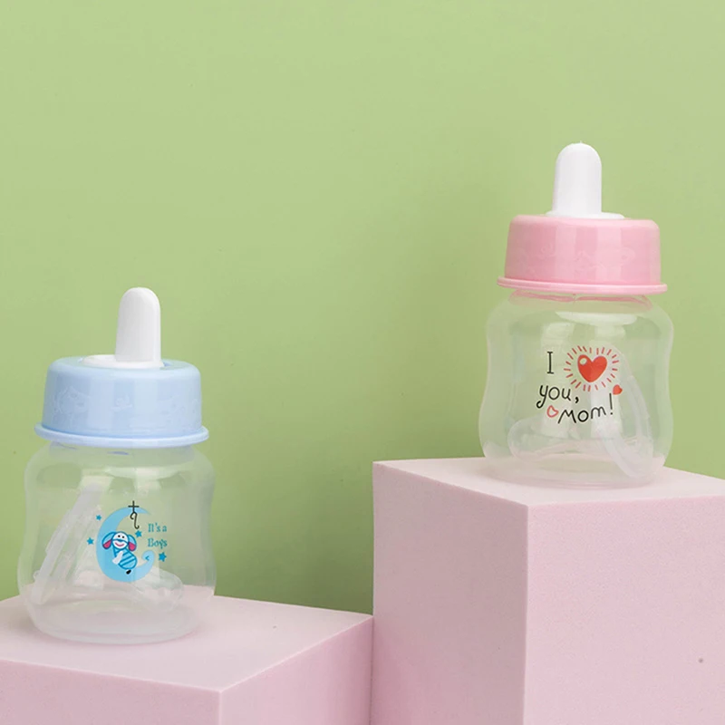 60ml Newborn Baby Infant Nursing Milk Fruit Juice Water Feeding Standard Mouth Silicone Nipple Pacifier Drink Bottle