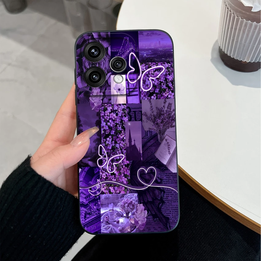 Elegant Floral Soft Silicone Lightweight Case