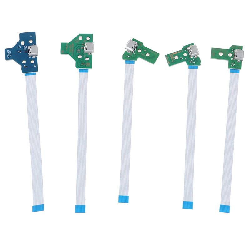 10Pcs USB Charging Port Socket Circuit Board For 12Pin JDS 011 030 040 055 14Pin 001 Connector For PS4 Controller Dual Replaceme — view 3