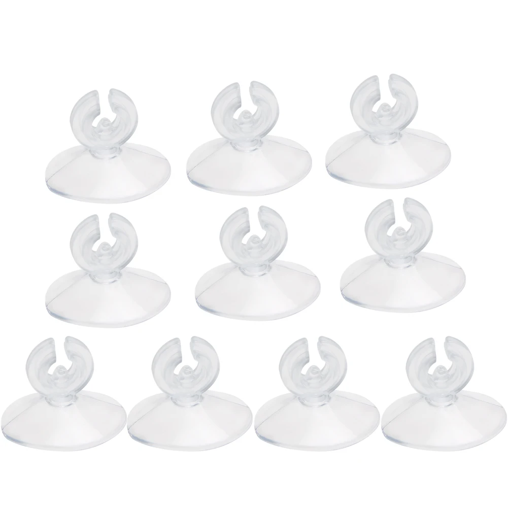 10-50pcs Aquarium Suction Cup Holder Fish Tank Sucker for 4/6mm Air Line Pipe Tube Wire Holder Aquarium Accessories Aquarium Suction Cup Aquarium Clip Holders Aquarium Hose Holder Rubber Suction Cup Holders Aquarium Clip Holder