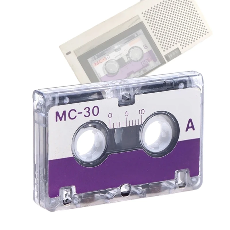 30 Minutes Standard Cassette Blank Tape Player Empty Magnetic Music Recording