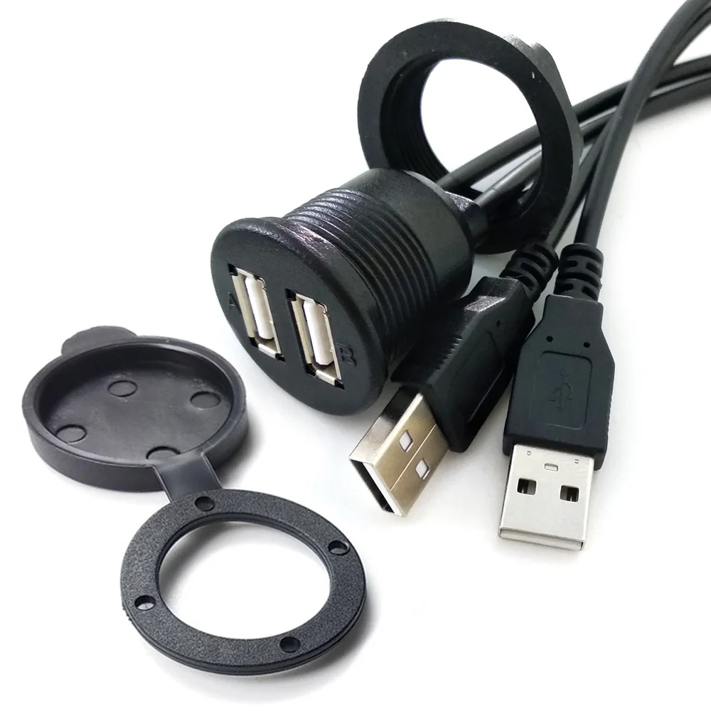 

USB-удлинитель для автомобиля, IP67, со шнуром AF-AM