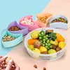 Multi-function Food Storage Tray with Lid Food Containers Tray To Keep for Nuts and Candy Dried Fruit Snack Plate Serving Platte 5