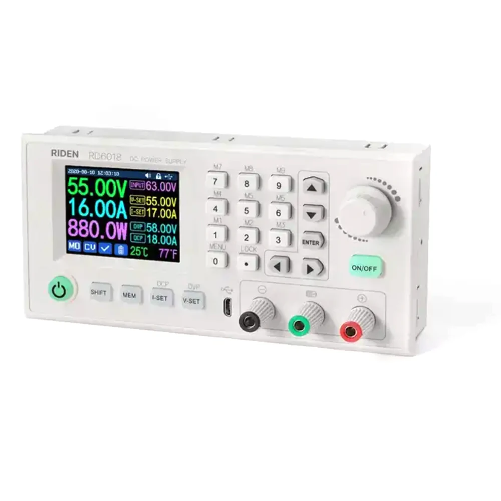 

60V18A RD6018 DC Power Supply Voltage current Step-down adjustable Power Supply module buck Voltage converter voltmeter with USB