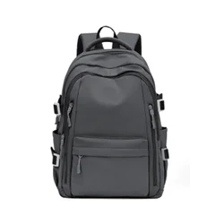 High Capacity Waterproof Backpack for Teens and Adults - Versatile Travel and School Bag with Laptop Compartment (Grey)