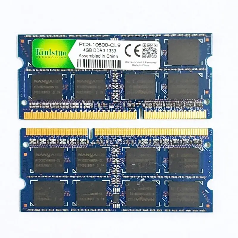 DDR3 4GB 1333MHz Laptop memory ddr3 4GB 2RX8 PC3 1.5V  4GB 10600 Notebook memoria SODIMM 204PIN