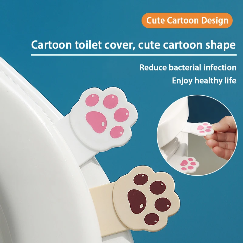 Toilet Handle 1/2pcs Cute Cartoon