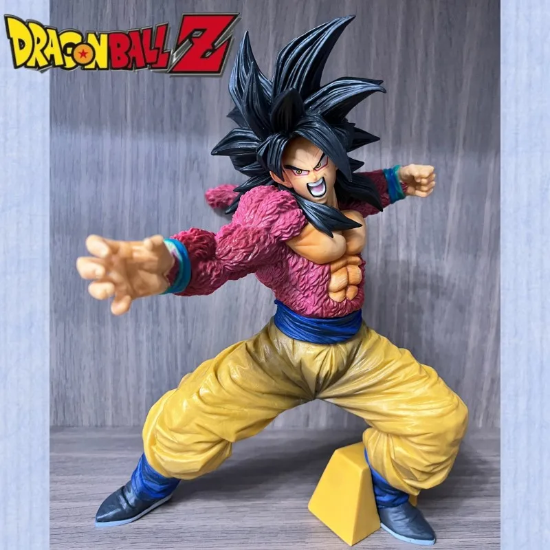 26Cm Dragon Ball Z Anime Figure Super Saiyan 4 Son Goku Ssj4 Statua In Pvc Action Figurine Modello Ornamenti Decorazione Giocattoli Regalo
