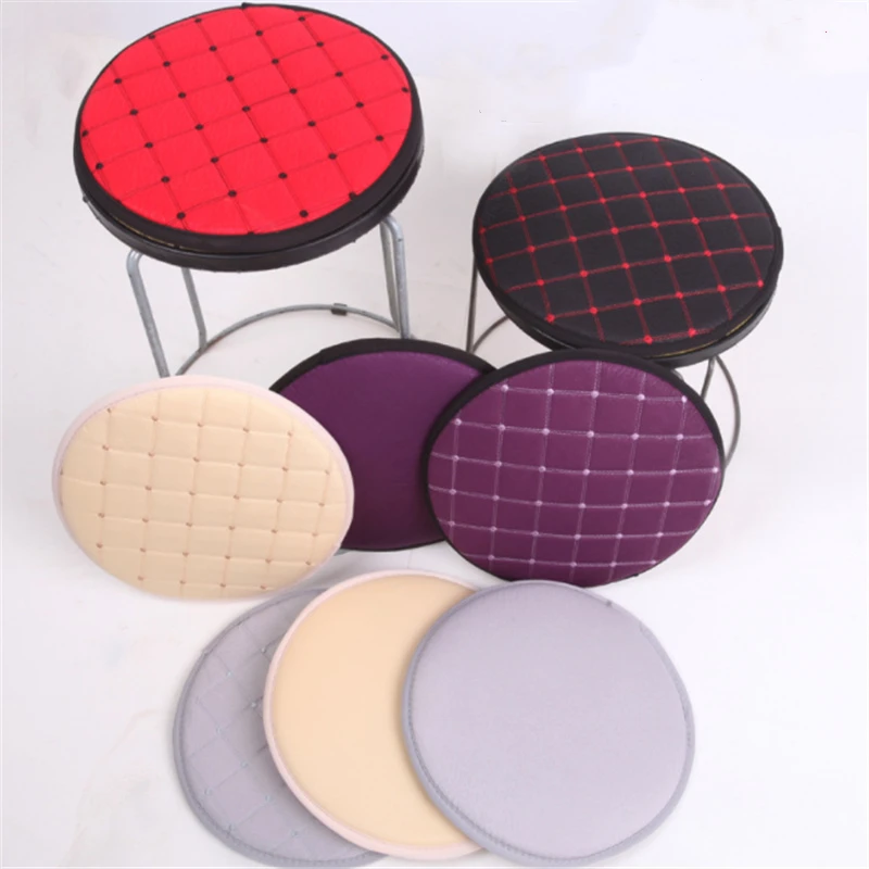 Home Chair Seat Cushion Pad Round Chair Cushion Home Kitchen Office Chair Seat Pads Cushion Diam 33cm