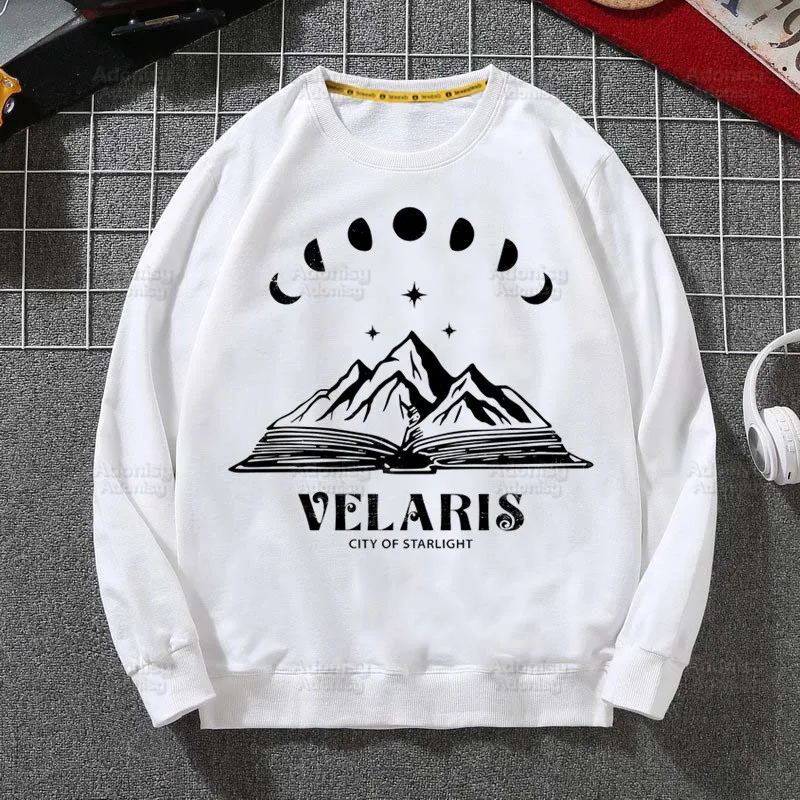 

ACOTAR Men's/Women's Hoodies Spring Autumn Male Casual Hoodies Sweatshirts Men's White Color Hoodies Sweatshirt Tops