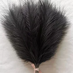 Enhanced Artificial Pampas Grass Bouquet for Elegant Home and Event Decor (Black)