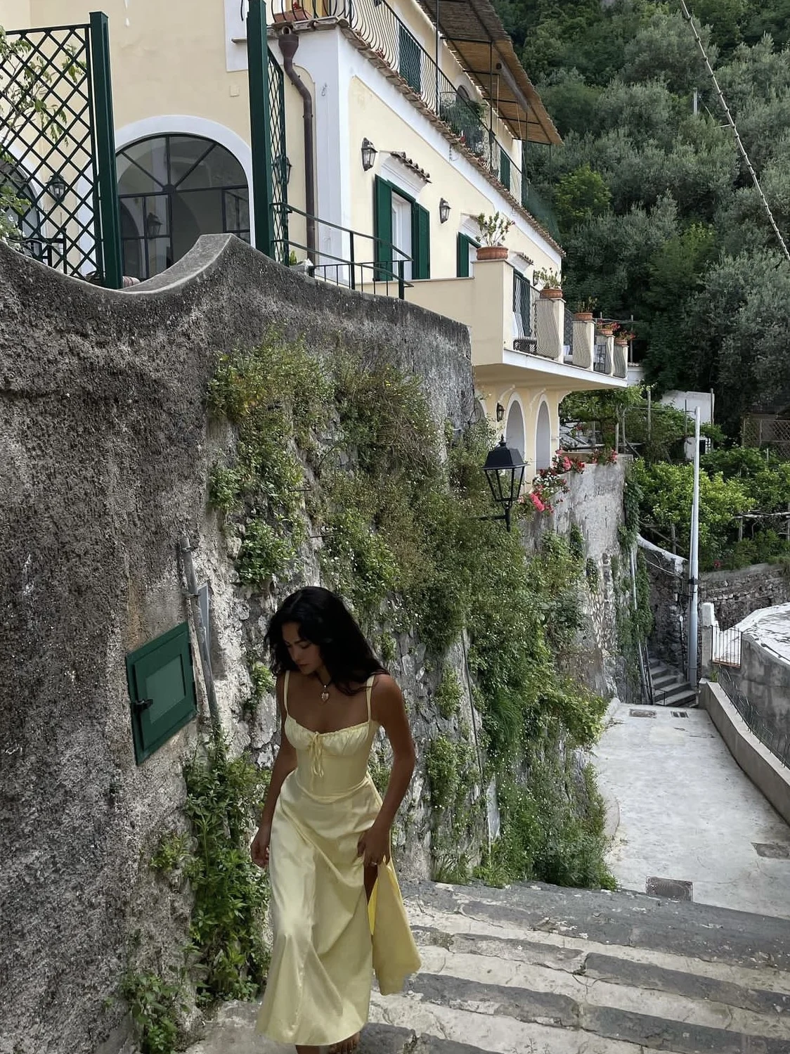 French Vintage Strap Birthday Party Dress High Split Lace-up Summer Off Shoulder A-line Sleeveless Prom Robe Solid Vestido Mujer