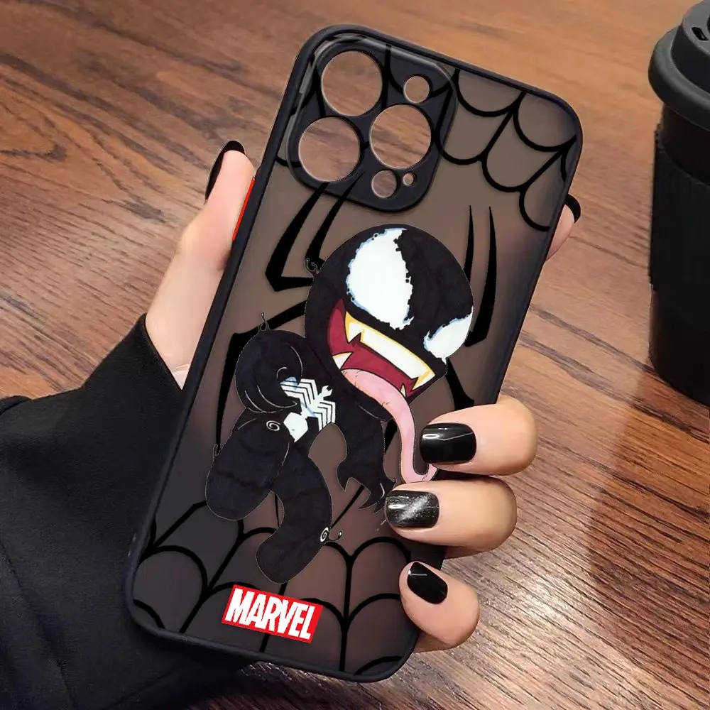 thumbnail image 1 of Funda para iPhone Apple 14 13 11 12 MINI Pro XS Max XR X 7 8 SE 2022 2020 6 6S Plus Funda Shell Marvel Avengers Anime dibujos animados, 1 of 5