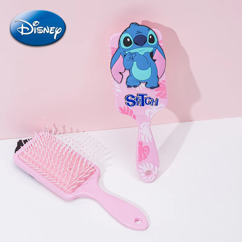 

Disney Stitch Air Cushion Combs Cartoon Anime Figures Pink Blue 3D Massage Comb Hair Brush Haircare Hairdressing Tool Girl Gifts