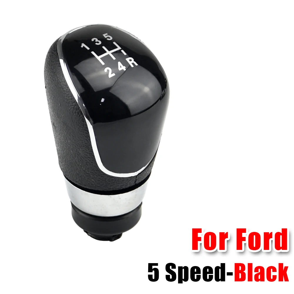 5/6 Speed Gear Shift Knob Lever HandBall For Ford Focus 2 MK2 FL C-MAX 2006-2011 MK3 MK4 MK7 Galaxy Gaiter Boot Leather Cover