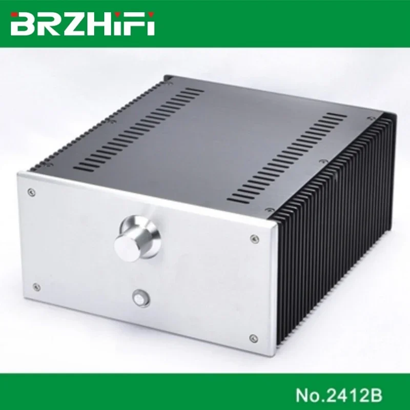 

BRZHIFI BZ2412B Aluminum Alloy Chassis 1969 Class A Power Amplifier Case Quality Heat Dissipation For Machine Shell