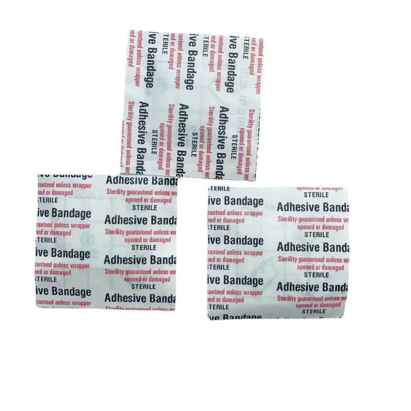 100pcs/set PU Waterproof Band Aid Square Shaped Wound Plaster Transparent Skin Patches for First Aid  Strips Bandages 6