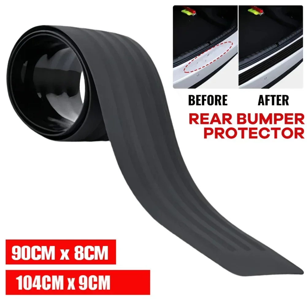 Rubber Car Trunk Door Sill Plate Protector Anti Scratch Guard