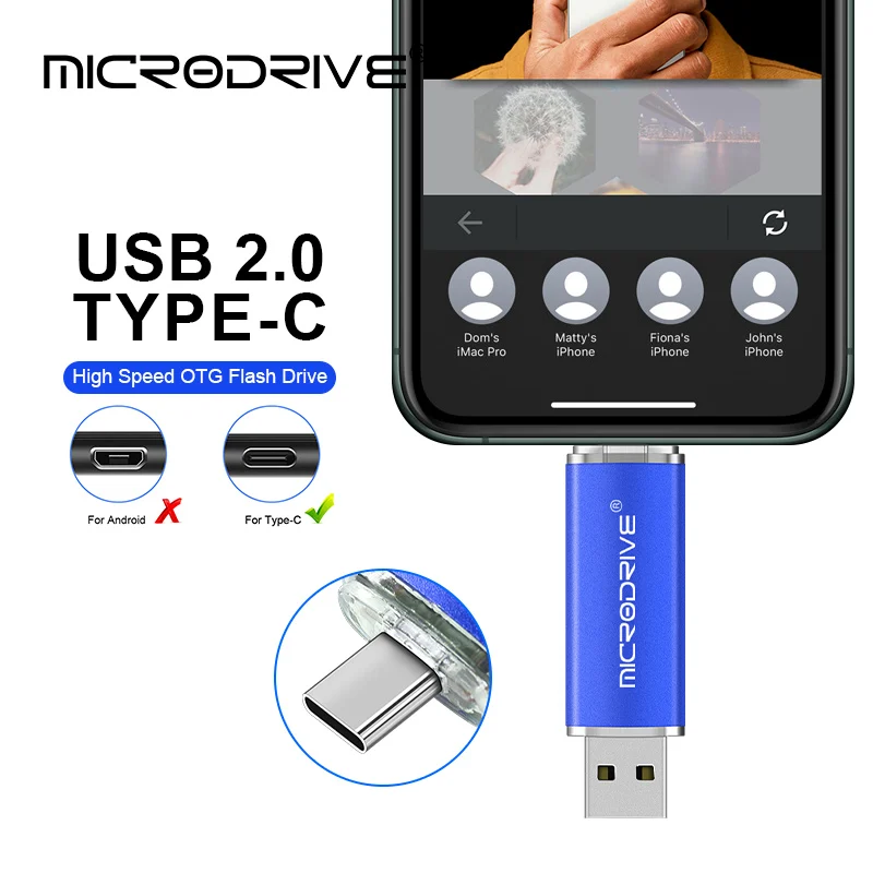 2 in 1 OTG Pen drive Type-C Flash Usb2.0 Memory Stick 16GB 32GB 64GB 128GB 256G 512G usb flash drive,flash drive,type c pendrive