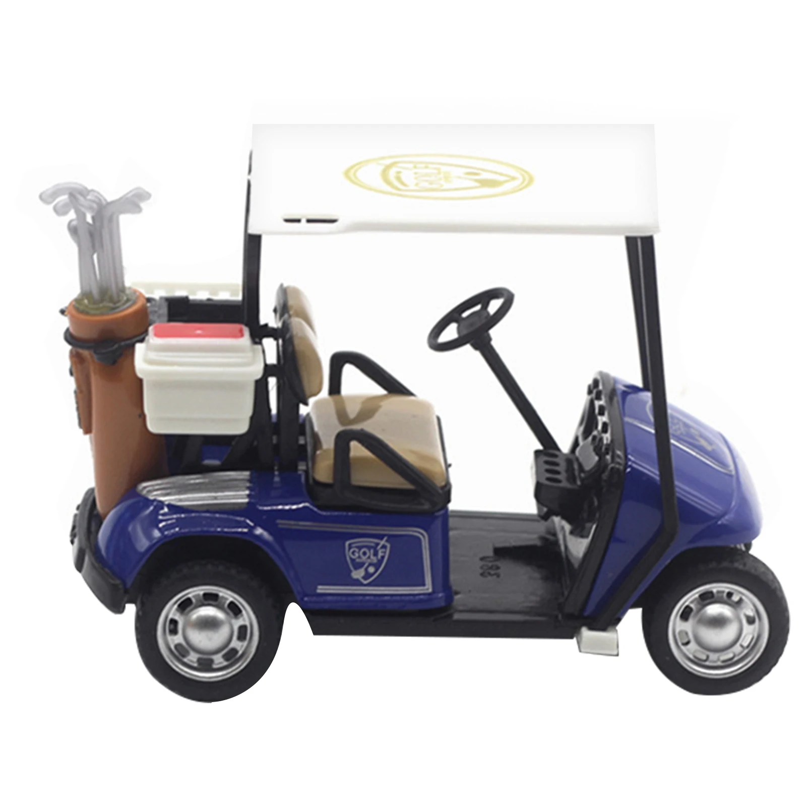 Diecast Metal Golf Cart Models Baby Car Toy High Imitation Golf