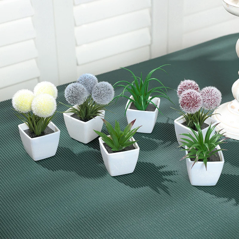 1 Set Simulation Mini Potted Plant