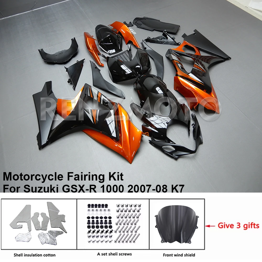 

Set Body Kit Decoration Plastic Guard Plate For SUZUKI GSXR 1000 2007-2008 R/Z S10811 Motorcycle Fairing Accessories Shell