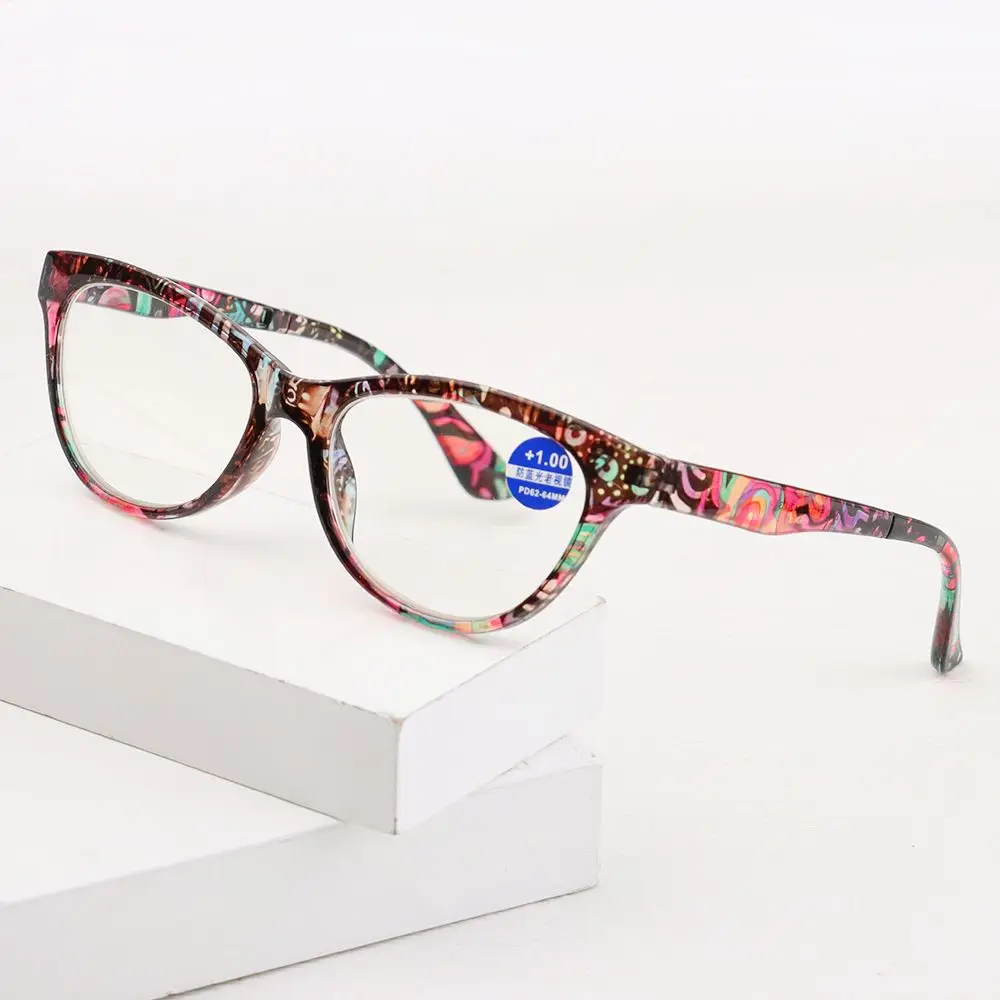 Bequemer Augenschutz Vintage Blumenbrille Anti-Blaulicht Lesebrille mit ultraleichtem Rahmen – Detail 6