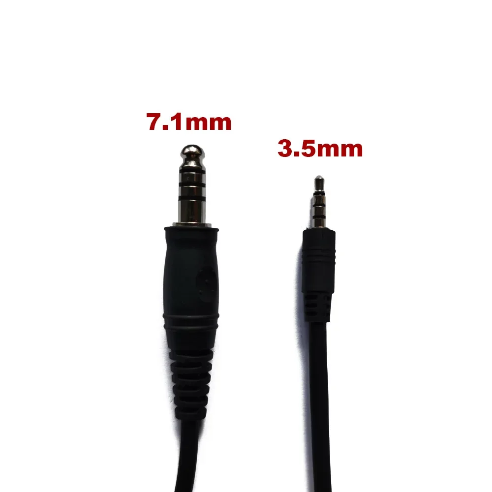 U174 kabel pro taktická helma náhlavní vojenství hon walkie talkie motorola kenwood BAOFENG rádio U94 PCI PTT adaptér