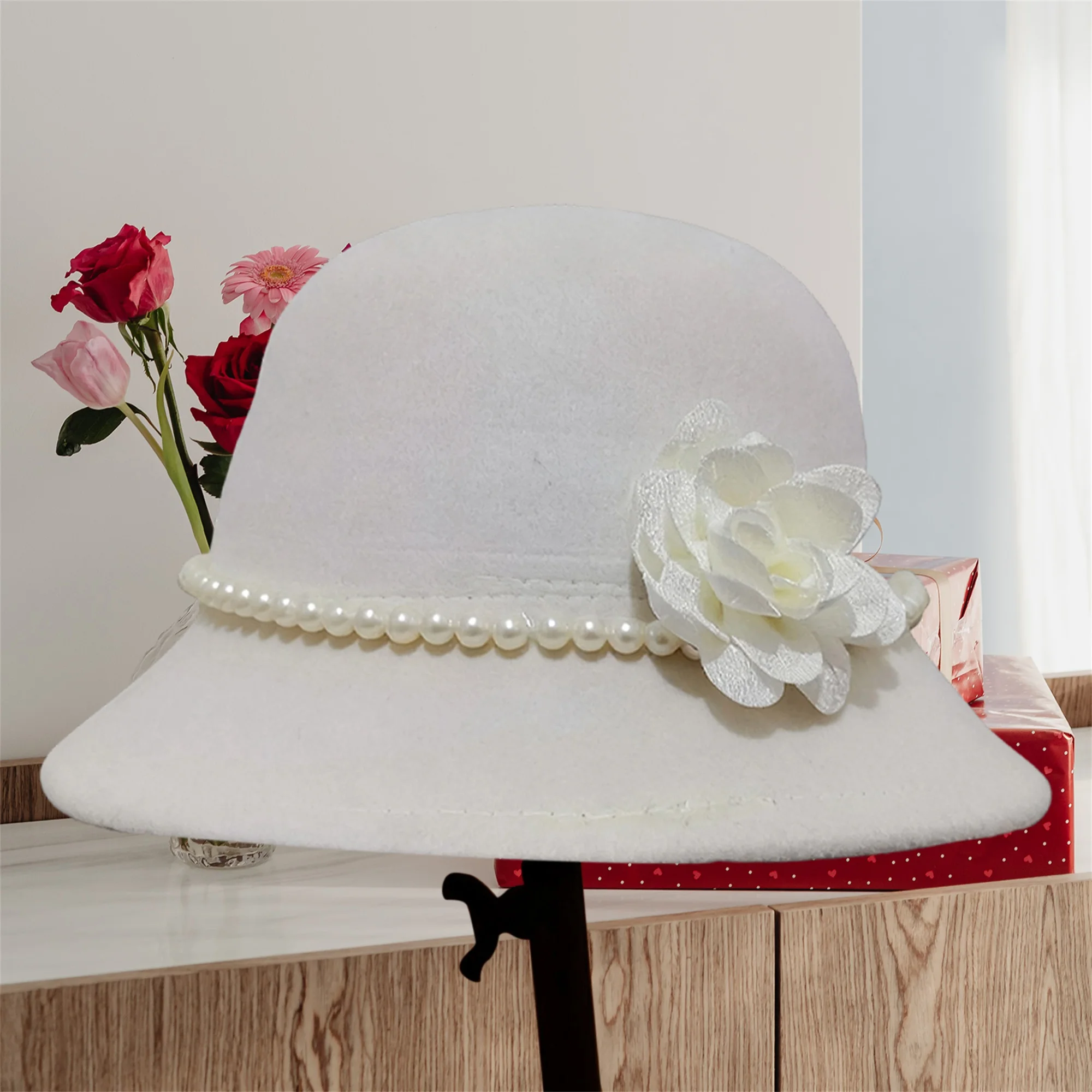 Elegant Women s Black Wool Fedora Hat with Oversized Bow Accent for Formal Events and Derby Day Celebrations