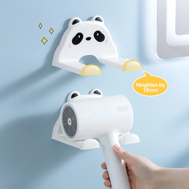 

Bathroom Airs Dryer Wall Holder Load-bearing Durable Hair Dryer Shelf For Home Bedroom Bathroom Accessories