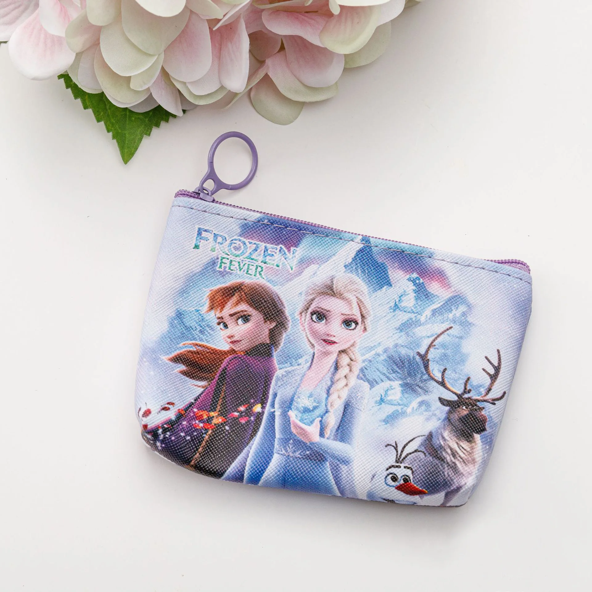 Disney Anime Frozen Elsa Coin Purse Kawaii Princess Sofia the