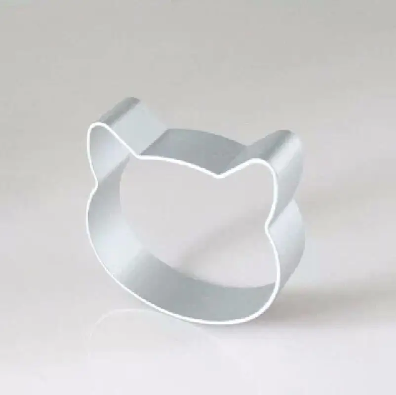 Baking Mold 2PCS Stainless Steel Cat Shape Cake Fondant Mould Cookie Cutters