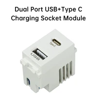 Panneau de chargement de téléphone portable, Module d'alimentation USB, prise 220V, transformateur 5V, 2,1 a, prise de courant USB, adaptateur de commutation 3
