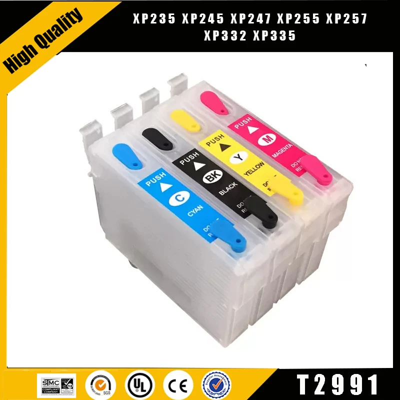 Cartuccia Di Inchiostro Ricaricabile Einkshop 2991 T2991 29Xl Per Epson Xp235 Xp245 Xp247 Xp255 Xp257 Xp332 Xp335 Xp342 Xp 235 245 247 255