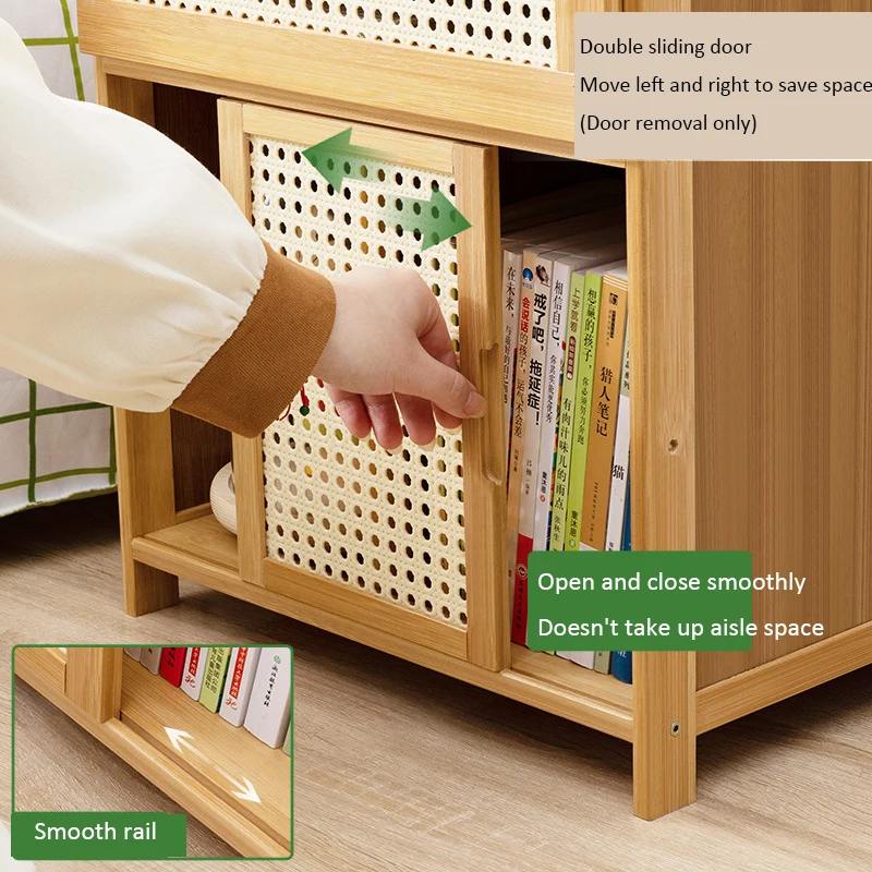 Solid Wood Bedside Table Simple Small Cabinet Modern Morocco Storage Cabinet For Bedroom Bedside Nightstands Set