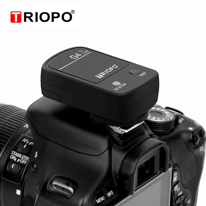 TRIOPO G4 Flash Trigger 2.4G Wireless Flash Emitter Trigger with Universal Hot S