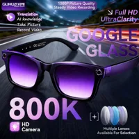 2025 New 8K HD Smart Glasses Photochromic Bluetooth Call Video Recording Voice Assistant Music Player Translate Camera Glasses