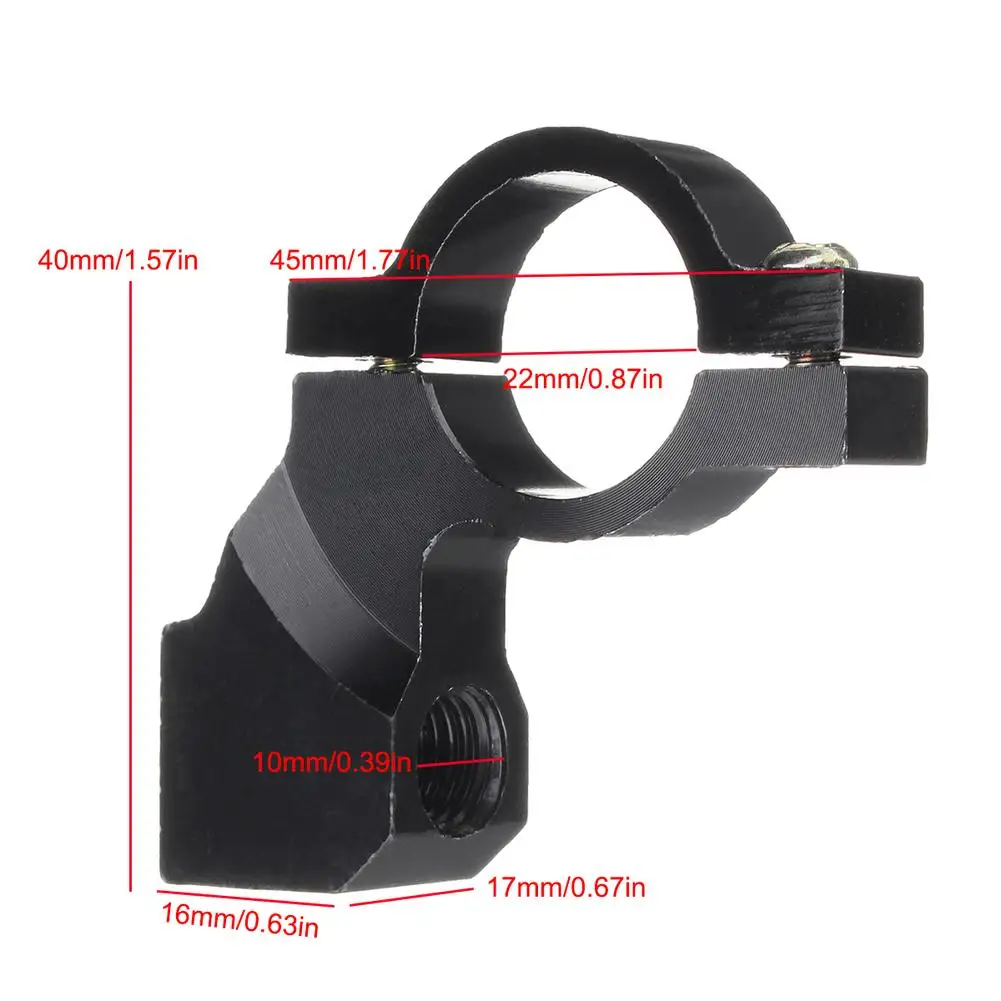 Universal 7-8" Motorcycle Handlebar Stand Mirror Adaptor Holder Clamp Mount Brackets For Electric Cars Bicycle Scooter Motorbike