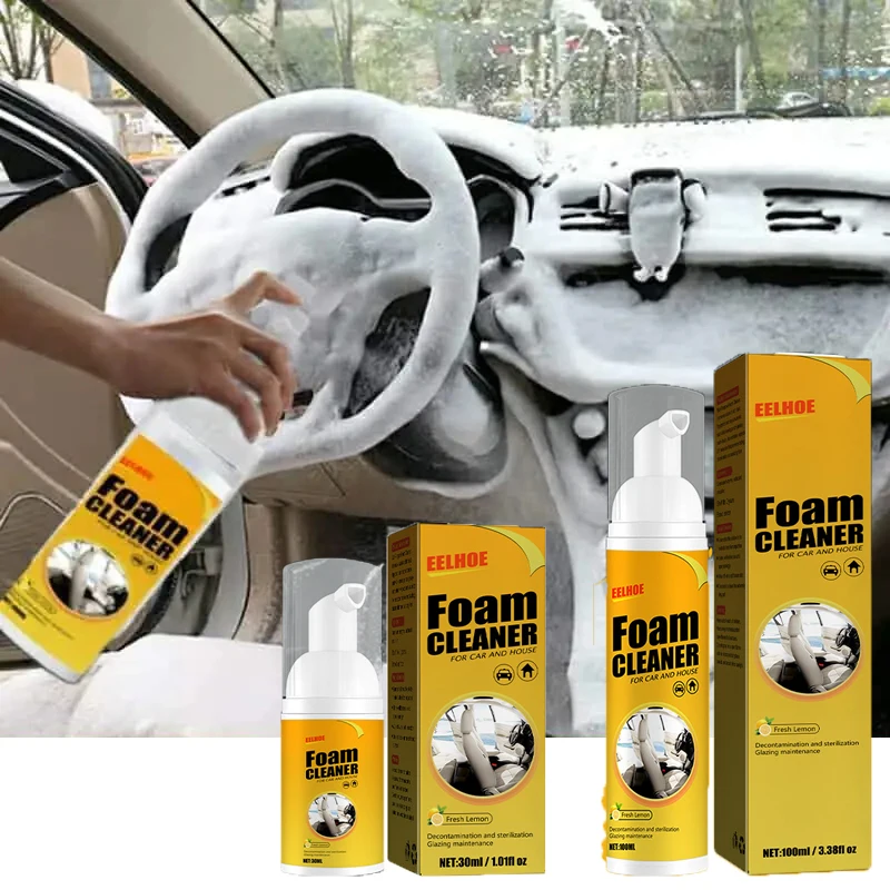 30ml/100ml Automobile Multi function Foam Cleaner Automobile Interior