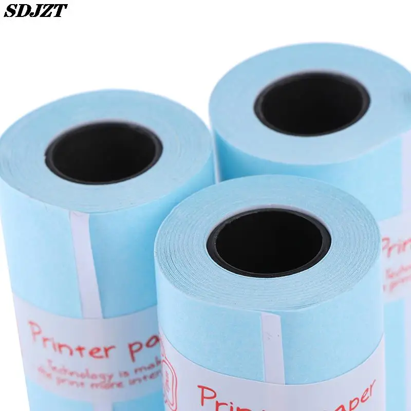 Thermal Paper Roll 3Rolls printable sticker paper roll direct thermal 57*30mm