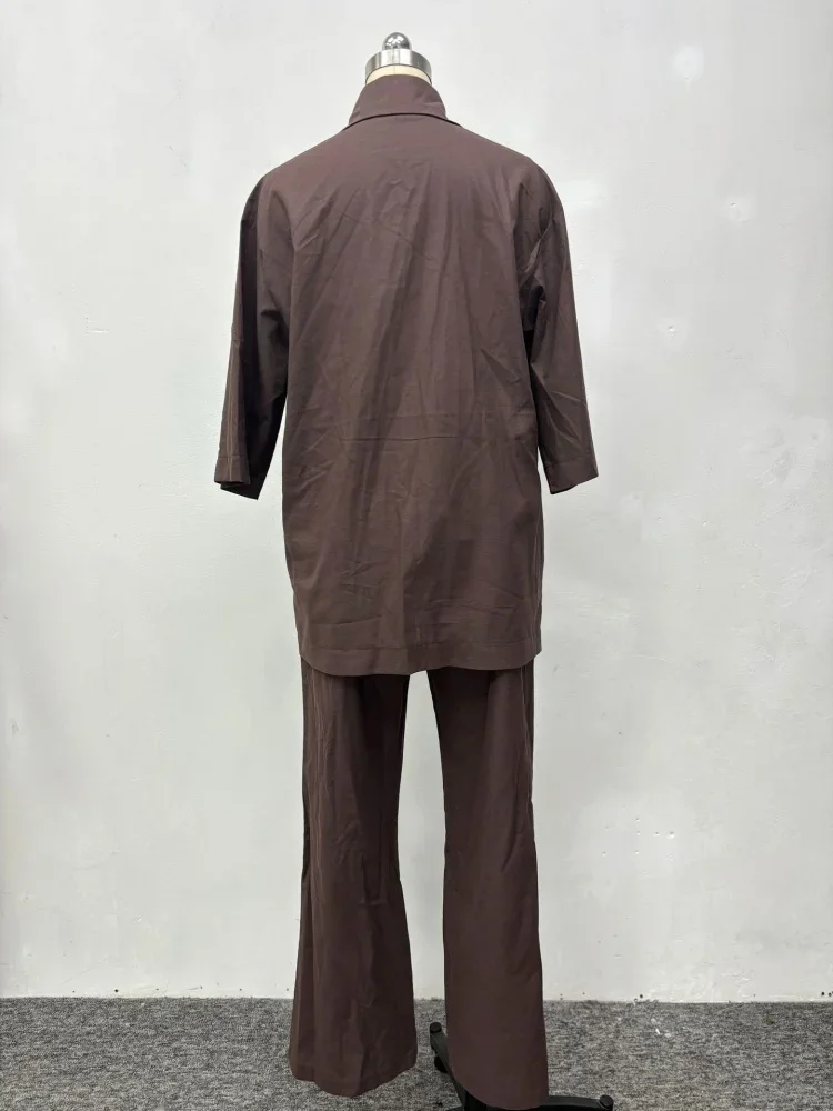 Wmstar Pant Sets Women Solid Long Sleeve 2 Piece Sets Woman Outfit Casual Matching New Summer Clothes Wholesale Dropshpping 2025