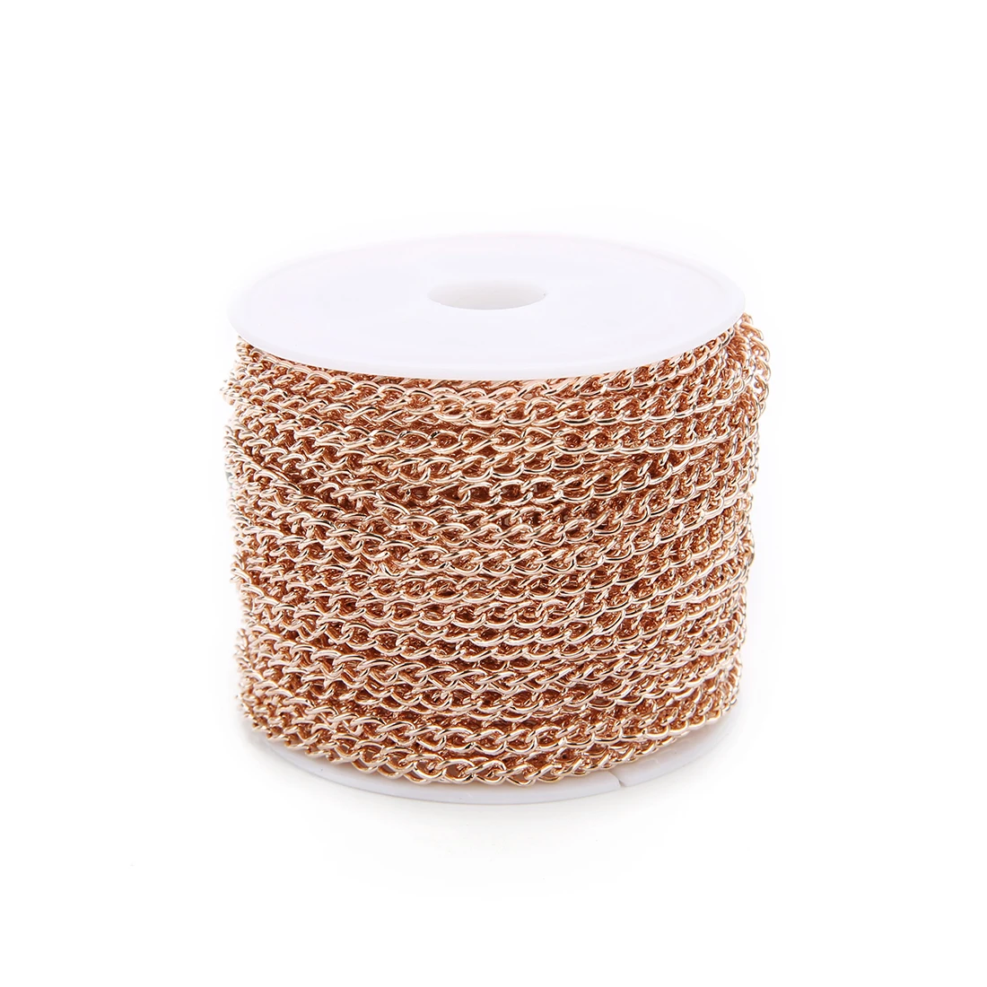 Elegant Gold and Rose Gold Chain for DIY Jewelry Making - 10 Yards, Multiple Sizes