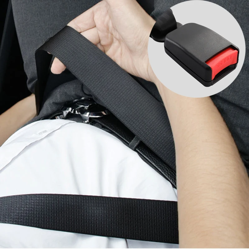 Seat belt extender seat belt extender kit Car Seat Belt Extender Safety Seatbelt Extender Auto D Type With Safety Buckle 21-22mm Seatbelt For Pregnant Woman Fat People