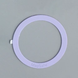 Magnetic Silicone Metal Sticker for Wireless Charging Enhancement (PURPLE)