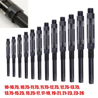 10-26mm H8 Adjustable Manual Chuck Reamer 6 Flutes HSS Metal Round Hole Cylindrical Ream Reaming Cutter For Reaming Hole 2