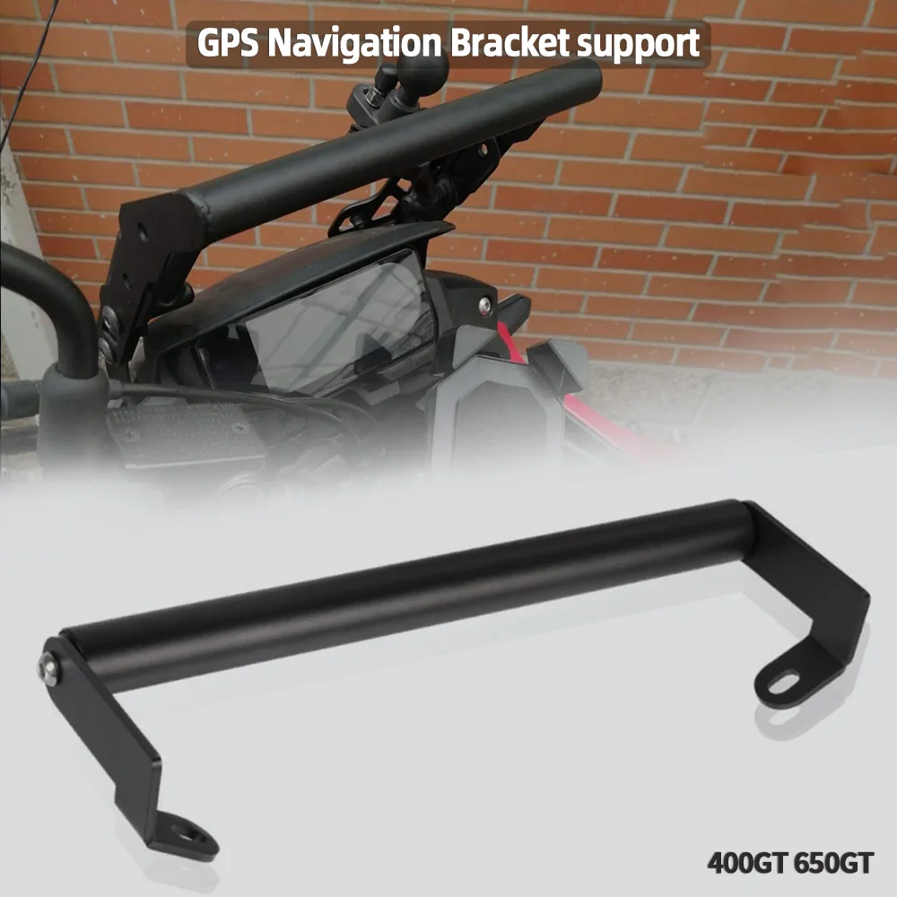 For Cfmoto 400Gt 650Gt Motorcycle Mobile Navigation Bracket Recorder Cross Bar Motorbike Refitting Expansion Bar Of Chunfeng