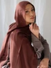 New 2Pcs Set Bamboo Modal Hijabs for Women Bandana Scarf  Premium Plain Shawls Femme Headscarf Islamic Turban Headband Ramadan 1